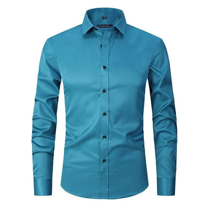 Henry | Stretch Shirt Light Green Shirts & Tops