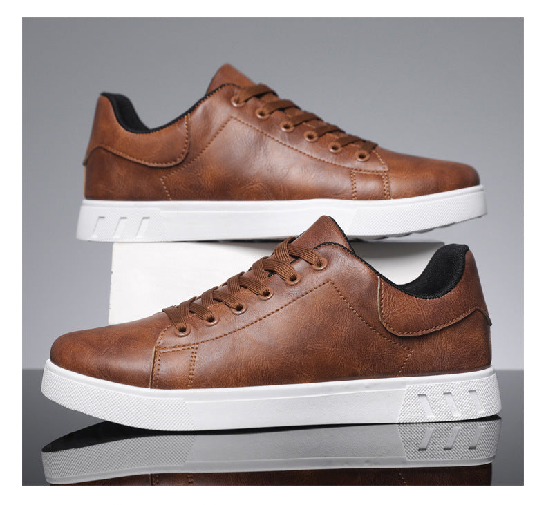 Men's Lace-Up Flat Casual Shoes Shoes