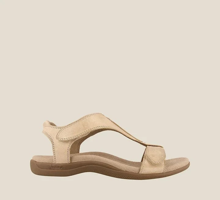 Adjustable Leather Orthopedic Sandals With Arch Support Women Sandals