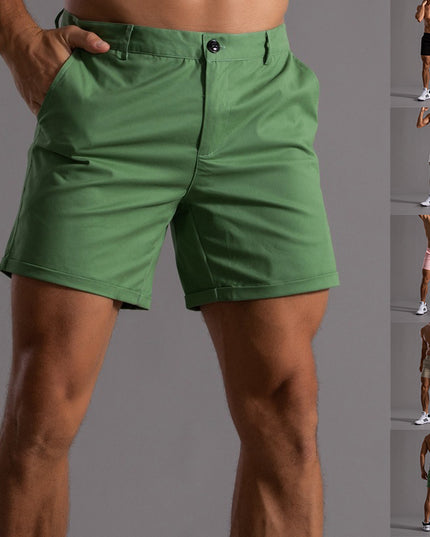 Men's Summer Linen Shorts with Pockets Men Shorts