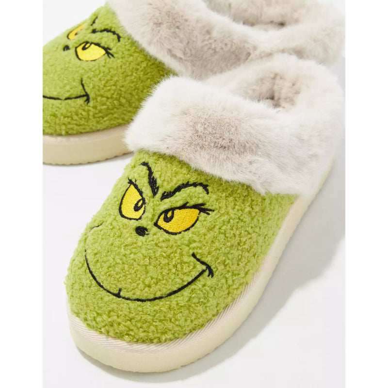 Green Grinch Slippers Sandals
