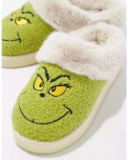 Green Grinch Slippers Sandals