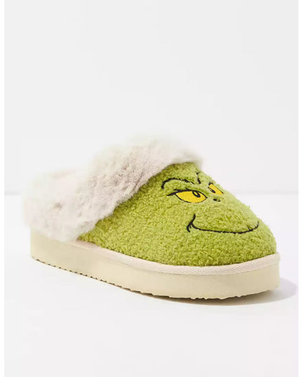 Green Grinch Slippers Green Sandals