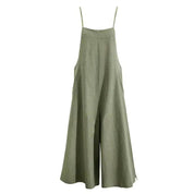 The Breezy Linen Jumpsuit Green