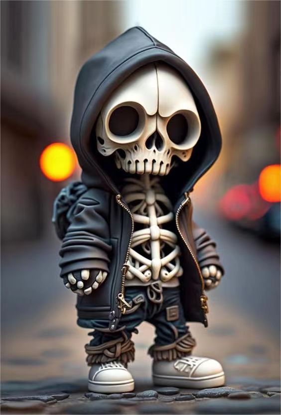 Resin Skeleton Doll Halloween Decor A Halloween Decorations