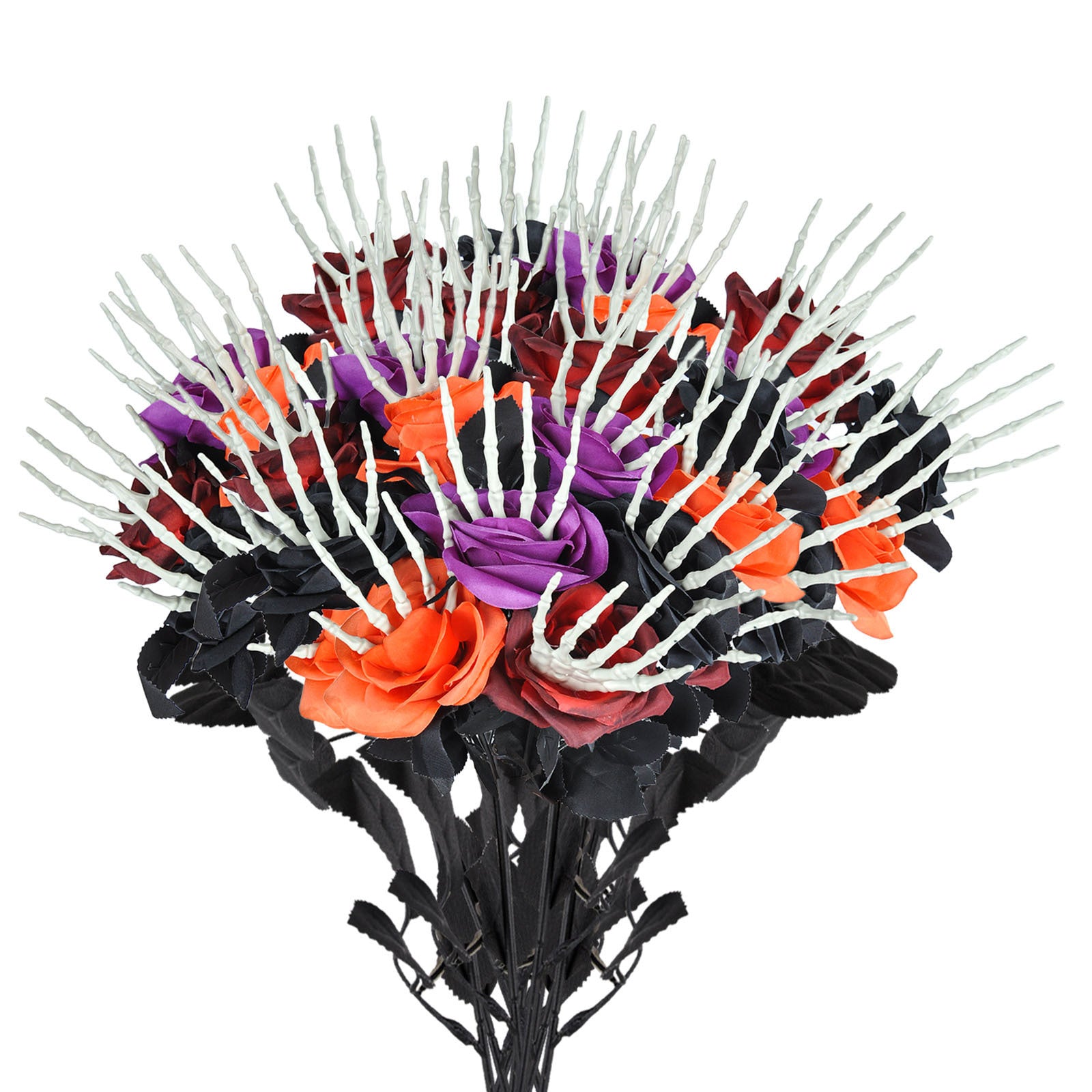 Skull Rose Hand Halloween Ornament Halloween Decorations