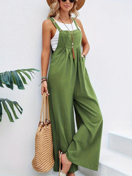 Olive | Sleeveless Jumpsuit Grass green Jumpsuits