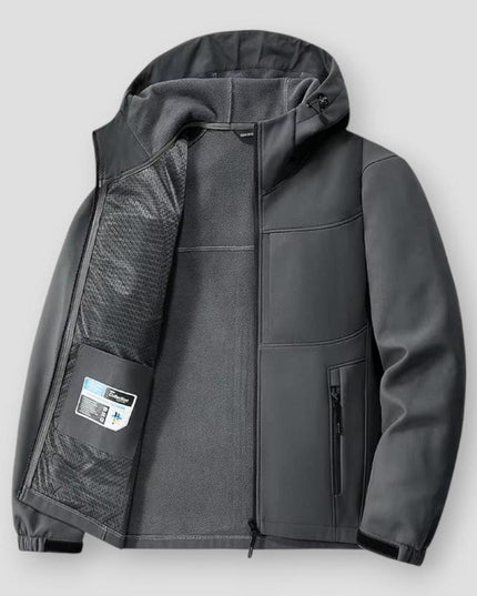 Men's Outdoor Winter Parka Jacket Grey jackets
