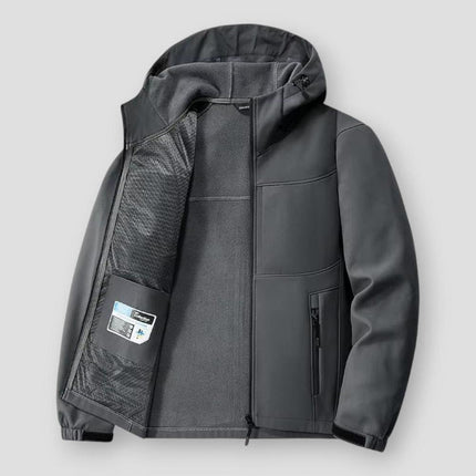 Men's Outdoor Winter Parka Jacket Grey jackets