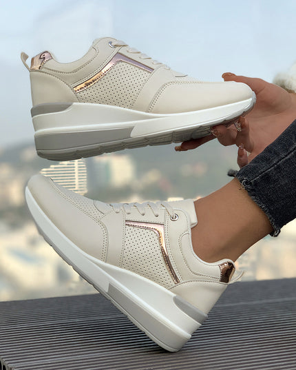 Women's Emery Wedge Platform Sneakers – Sporty Comfort, Elevated Style Sneakers