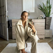 Cozy Teddy Fleece Jacket Fleece Jacket