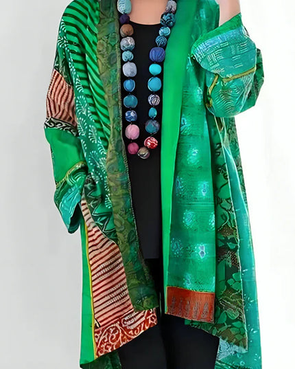 Josette | Comfortable and stylish cardigan Green Pullover/Sweater