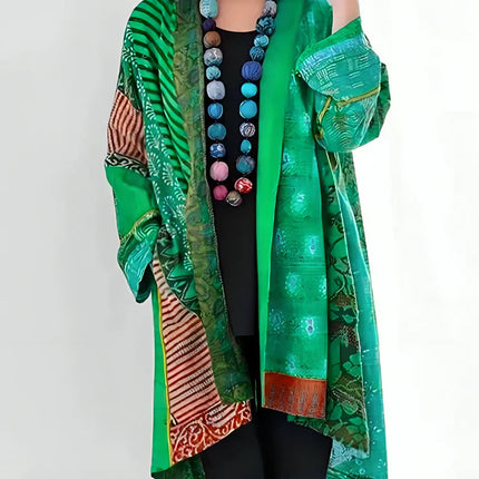 Josette | Comfortable and stylish cardigan Green Pullover/Sweater