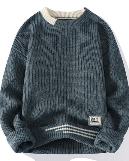 Sam | Cozy Knit Sweater Gray