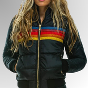 Versatile Casual Zip-Up Jacket Black Casual Zip-Up Jacket