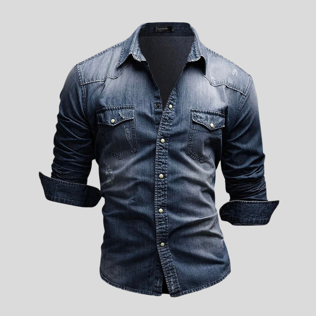 Maco I Denim Shirt Light Gray