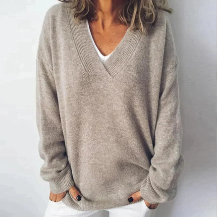 Carmen | Elegant Sweater Khaki