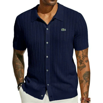 Classic Men's Tailored Shirt Navy Men Shirts