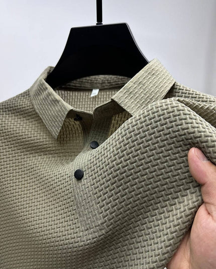 Prestige™ - Luxury polo shirt for men Khaki Polos Shirts