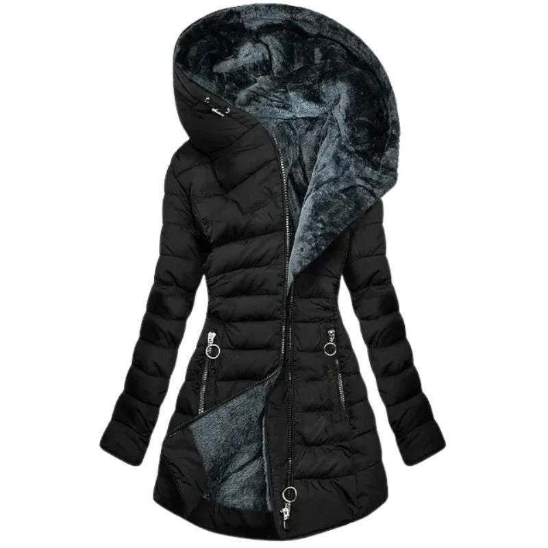 Warm Plush Coat Black