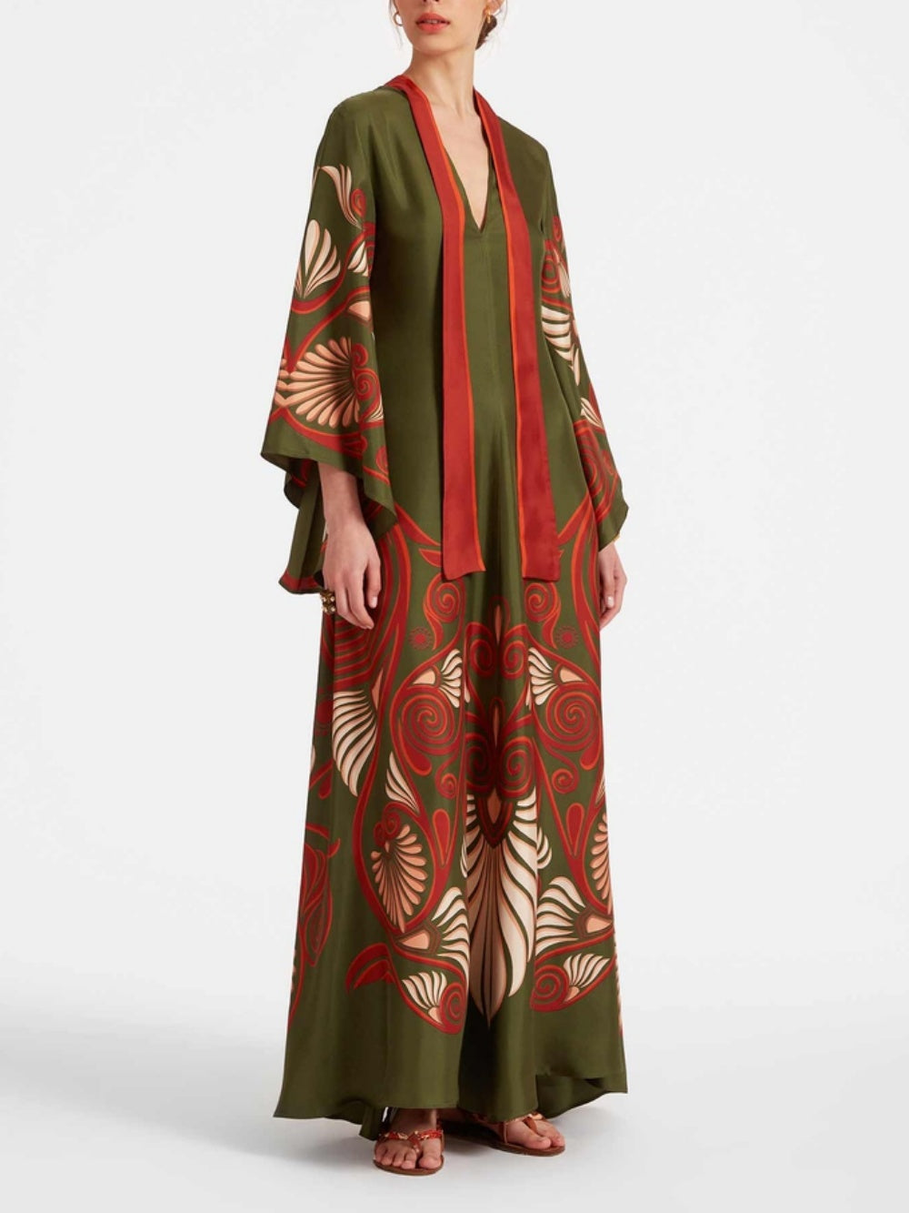 Elegance Dazzling Print Maxi Dress Dresses