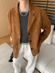 Women Vintage Suede Jackets Jacket