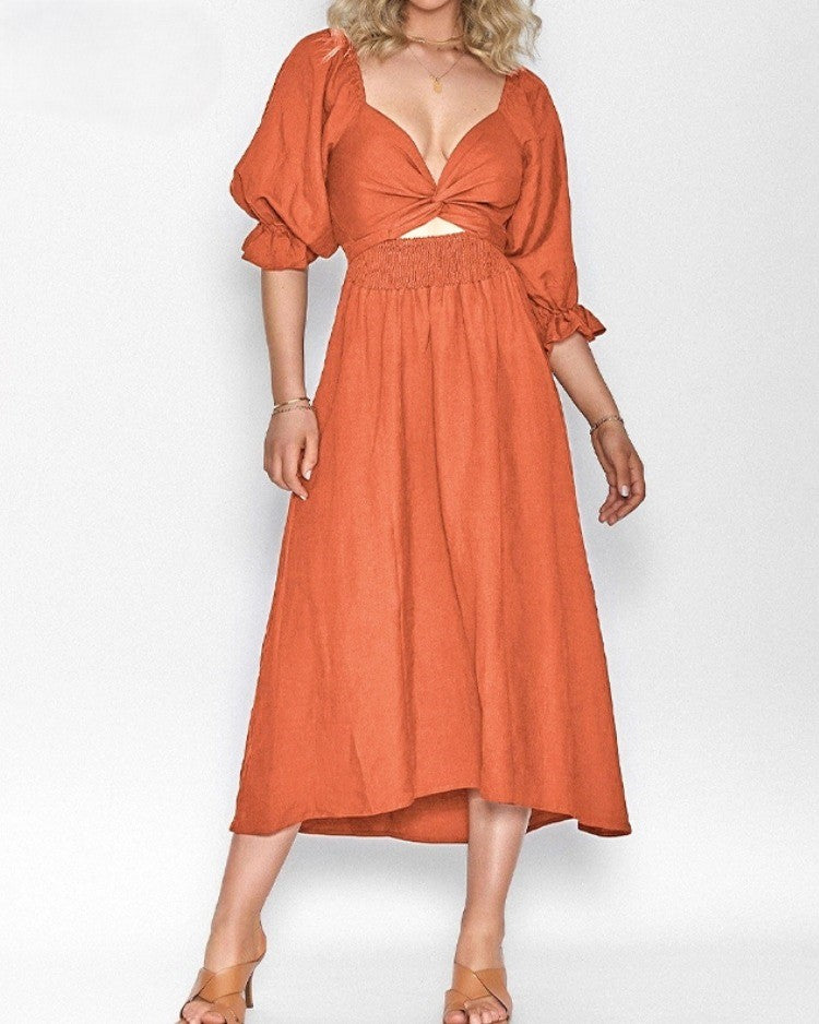 Vivian | Dress Orange Dresses