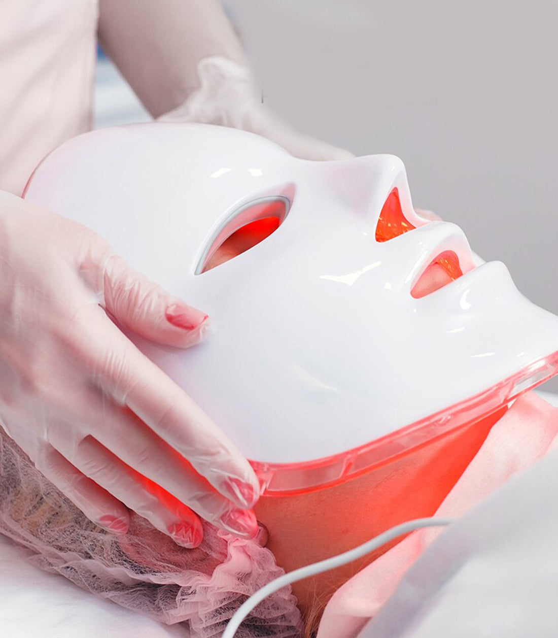 Vrimlo 7 Color LED Therapy Mask for Effortlessly Smoother Skin Beauty