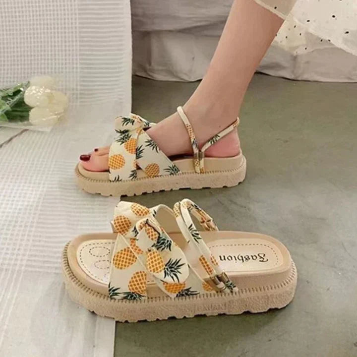 Women's AirFlora Lightweight Sandals PIneapple Orthopedic Sandals