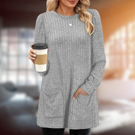 Colina | Elegant Pullover Gray