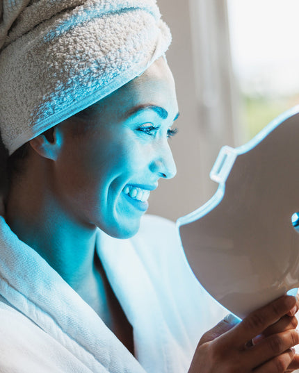 Vrimlo 7 Color LED Therapy Mask for Effortlessly Smoother Skin Beauty