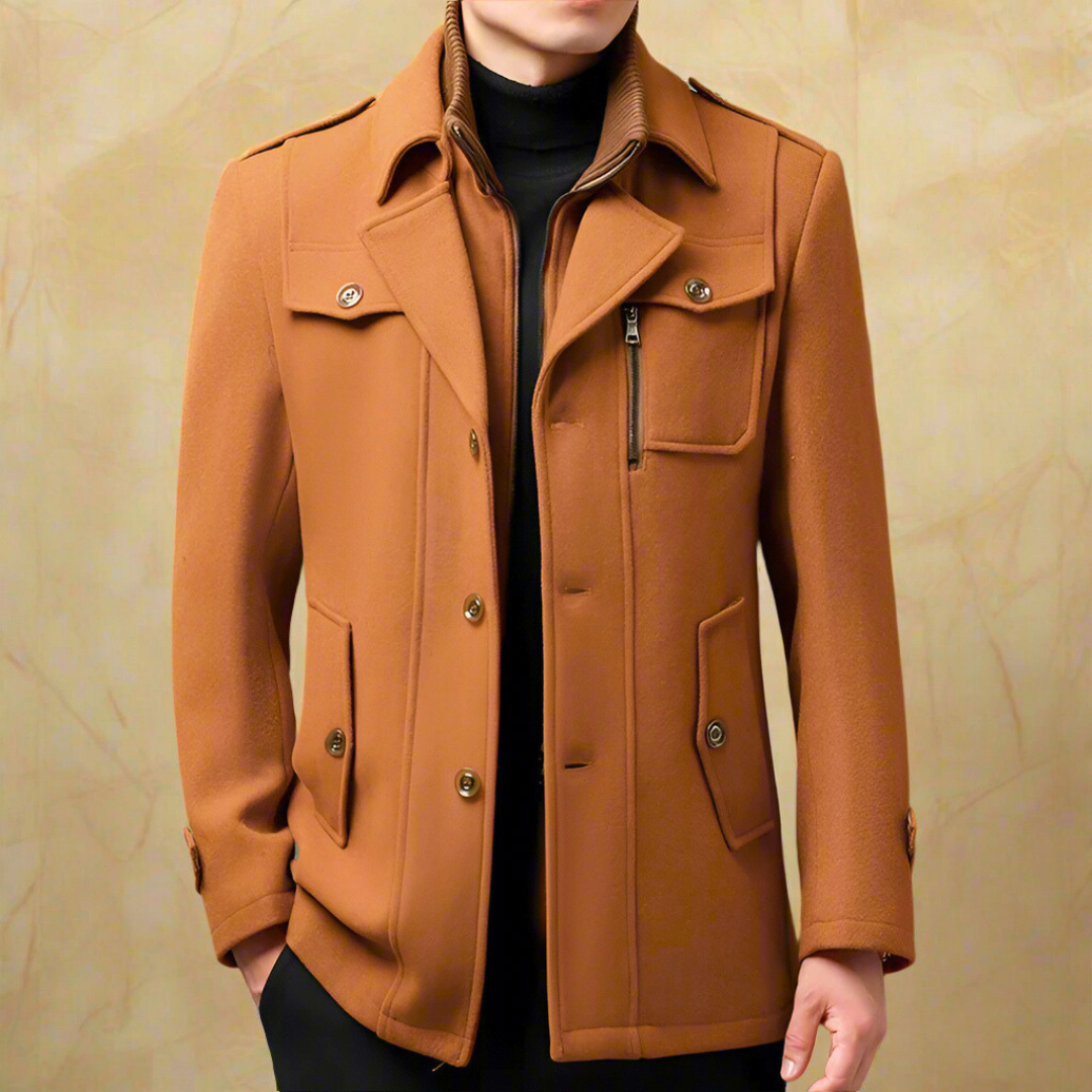 Massimo Adriano Trench Coat Coat