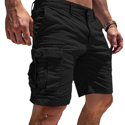Carson Utility Cargo Shorts Black