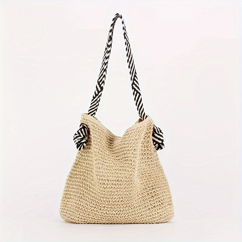 Monaco Boho Carryall Bags Natural Beige Shoulder Bags