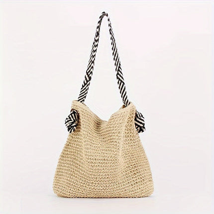 Monaco Boho Carryall Bags Natural Beige Shoulder Bags