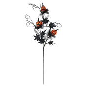 Gothic Black Pumpkin Twig Bouquet Decor Halloween Decorations