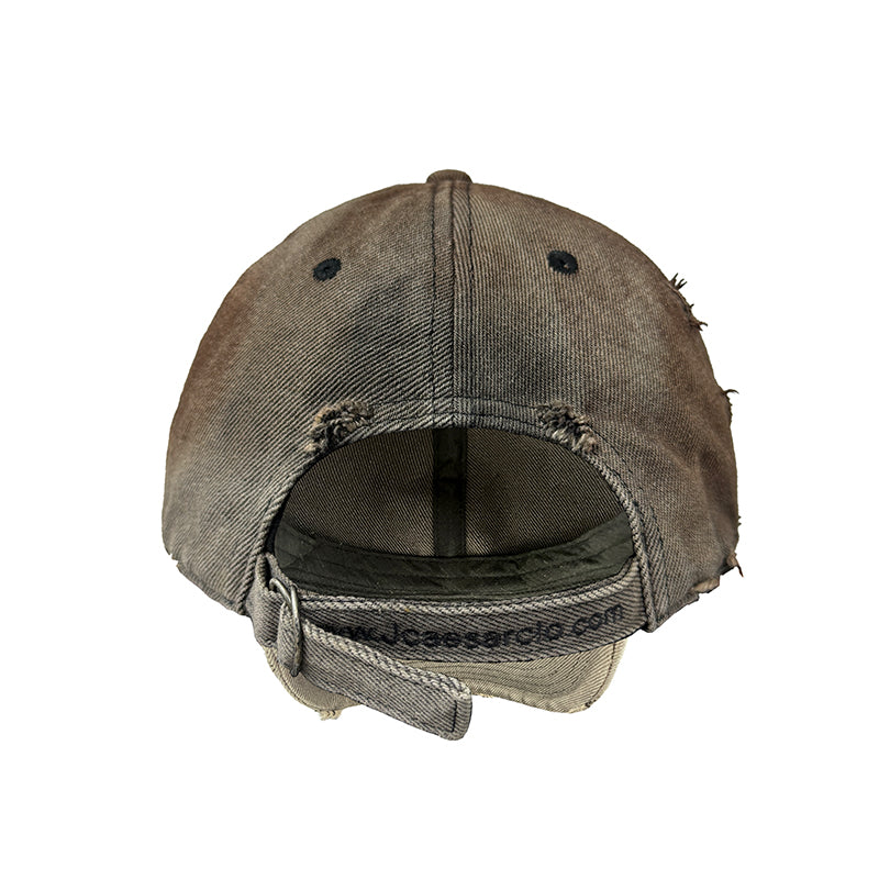 Unisex Mesh-Rust Embroidery Cap Caps