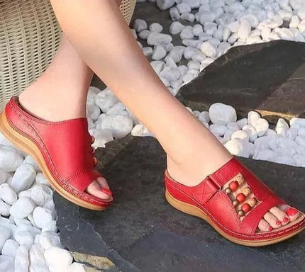 Women's Orthopedic Summer Sandals Red Orthopedic Sandals