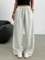 Wide Leg Drawstring Sweatpants