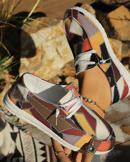 Trendy Plaid Canvas Shoes Shoes