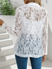 Deborah | Elegant Floral Lace Jacket Jacket