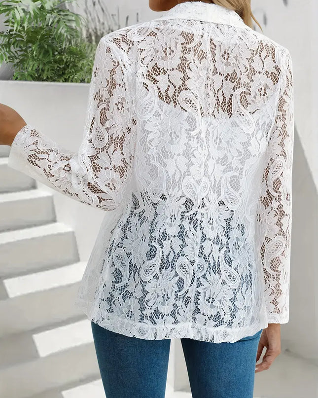 Deborah | Elegant Floral Lace Jacket