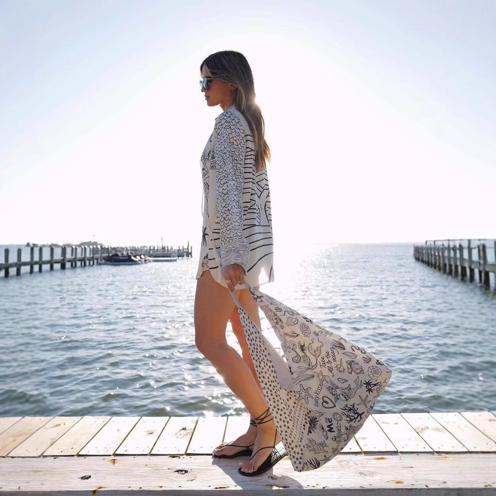 Flower Print Shirt Short Set Women Outfit Sets