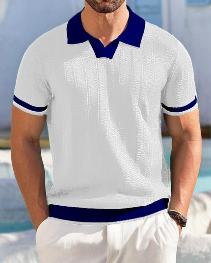 Riviera Classic Polo Shirt White Polo Shirts