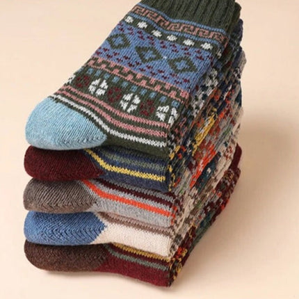 Unisex Thermal Wool Winter Socks 38-45 Set B Fashion