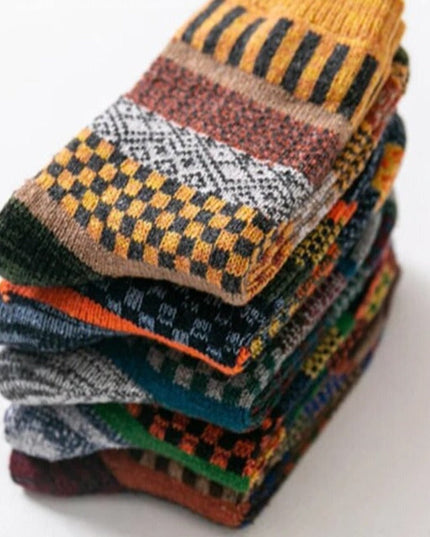 Unisex Thermal Wool Winter Socks 38-45 Set A Fashion