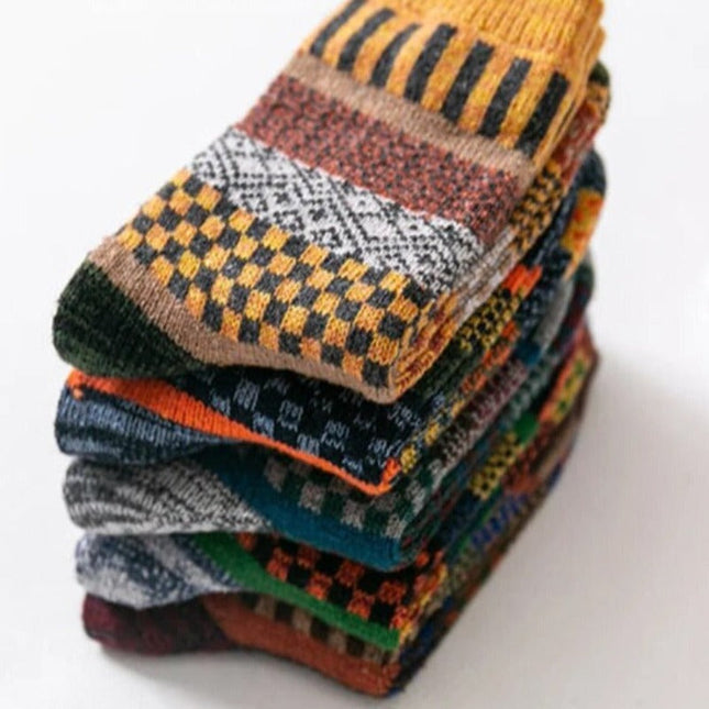 Unisex Thermal Wool Winter Socks 38-45 Set A Fashion