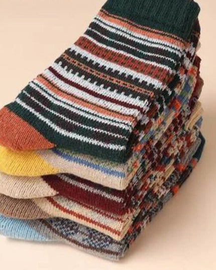 Unisex Thermal Wool Winter Socks 38-45 Set E Fashion