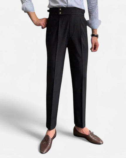 Men’s High-Rise Tailored Trousers Pants