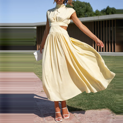 Amber | Elegant Dress Yellow Dresses